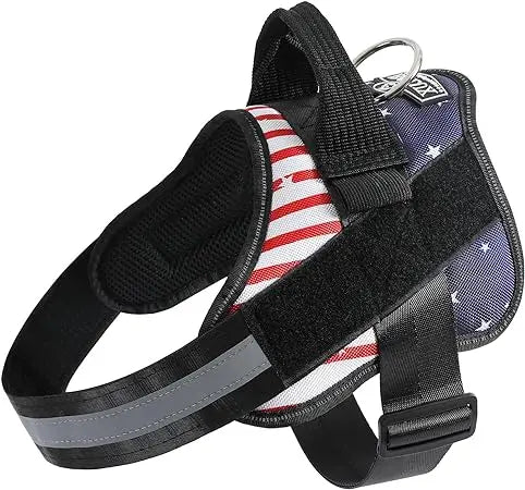 Customized Dog Harness ID Patch Reflective Breathable Adjustable Pet Harness For Dog NO PULL Pet Outdoor Harness Pet Supplies