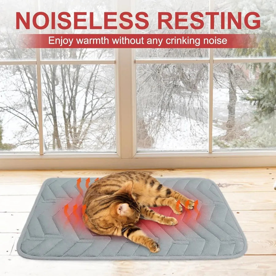 Self Warming Pet Bed Mat For Indoor Outdoor Cats Dogs
