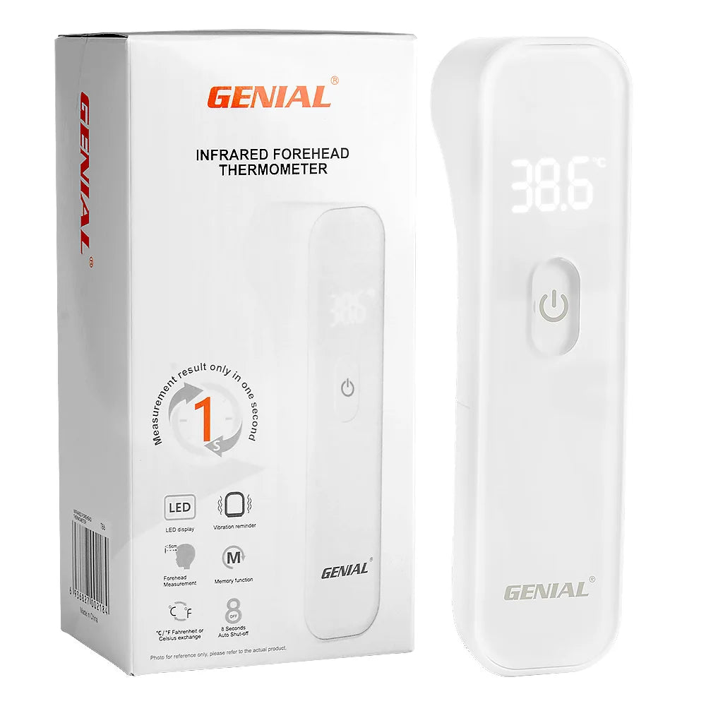 No-Touch Forehead or Ear Thermometer,Infrared Digital for Adults and Kids,Touchless,3 Ultra-Sensitive Sensors