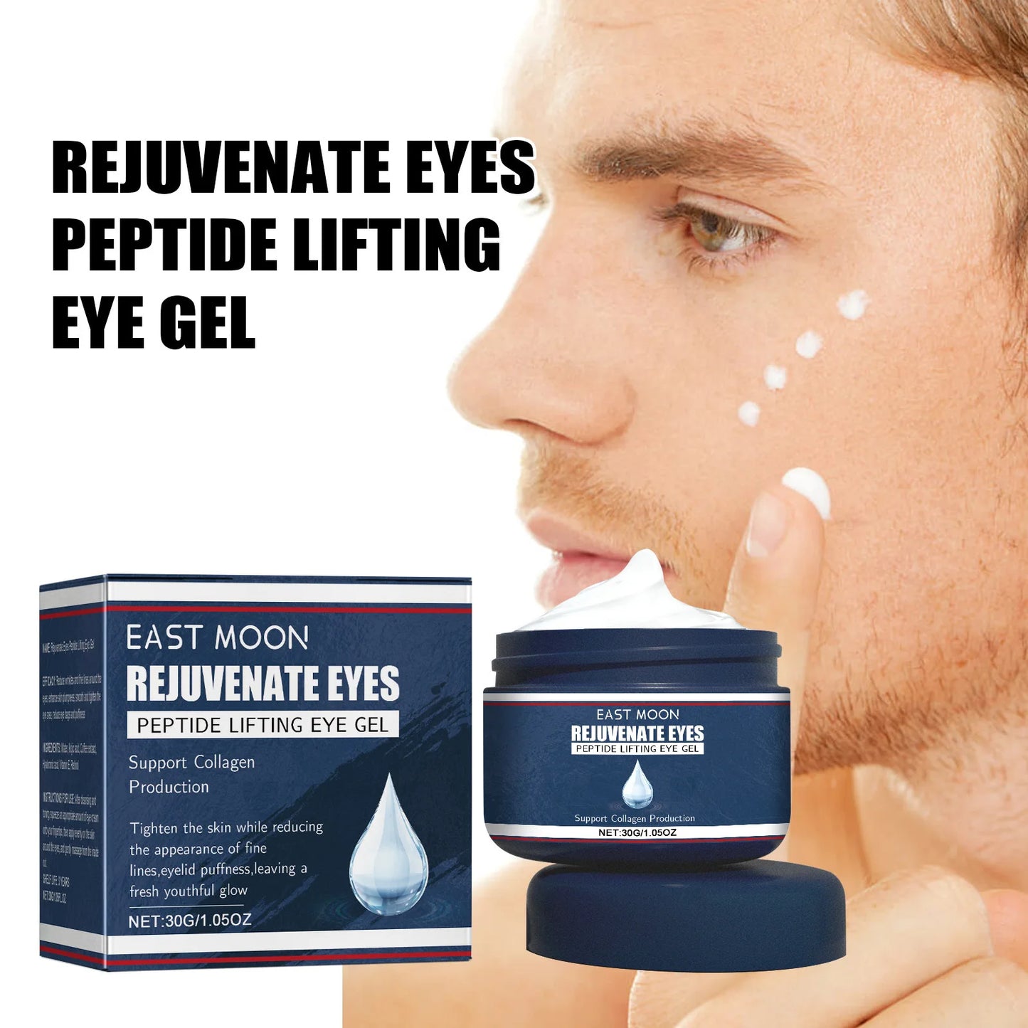 East Moon 30g Anti Aging Firming Eye Cream Retinol Moisturizing Hydrating Improve Dark Circles Anti Aging Eye Care Cream