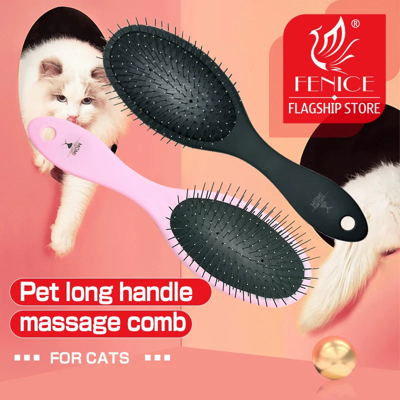 Fenice Pet Hair Comb And Grooming Brush For Dogs Cats