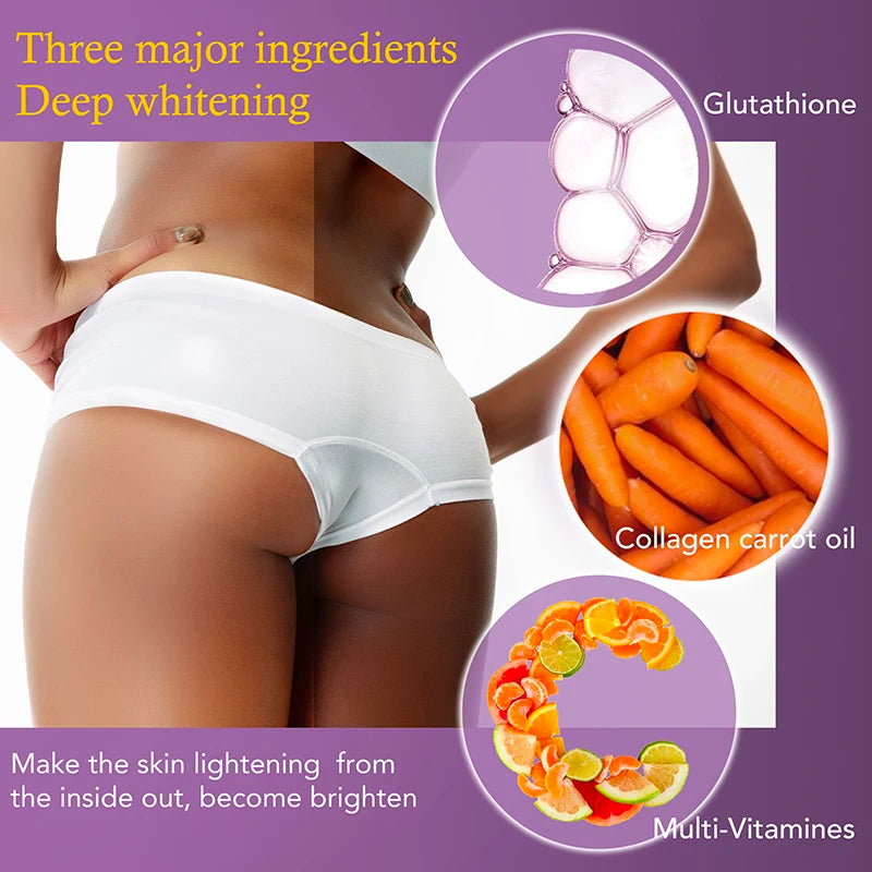 AILKE Whitening And Moisturizing Body Lotion, For Dark And Black Skin ,With Collagen Cleaning Skin, Reduce Dark Spots, 500ml