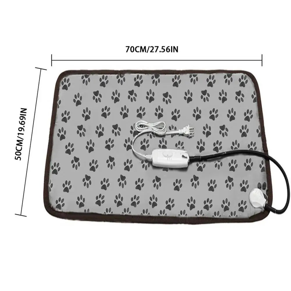 Pet Dog Bed Electric Blanket Heating Pad Dog Cat Bed chair Mat Waterproof Adjustable Temperature Chair Cushion Dog Beds Supplies