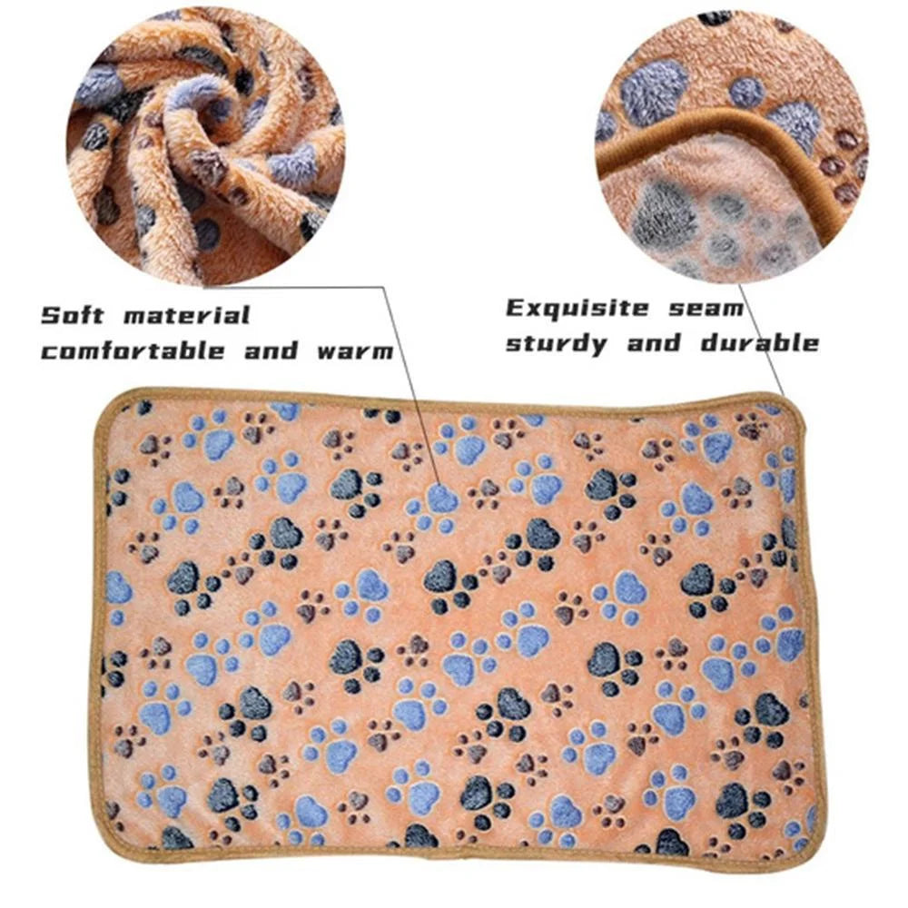 NONECN Soft Fluffy Pet Blanket Warm Mat For Cats Dogs