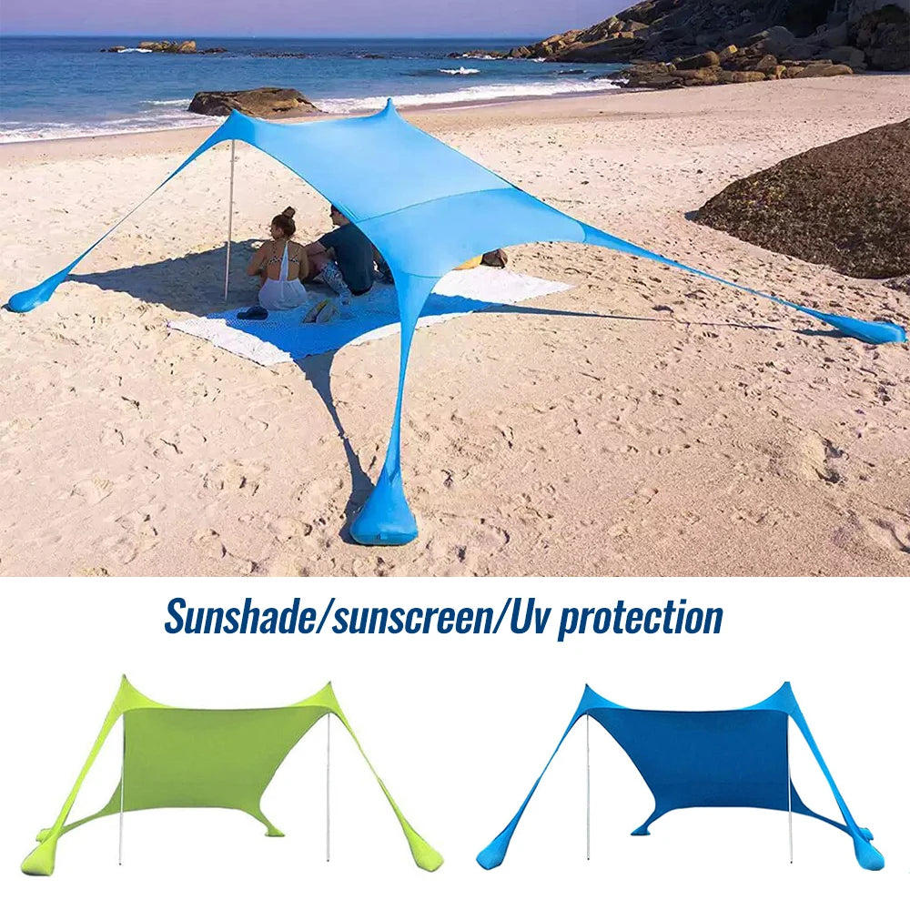 Sonuto Portable Lycra Beach Canopy Tent UV Sunshade Shelter