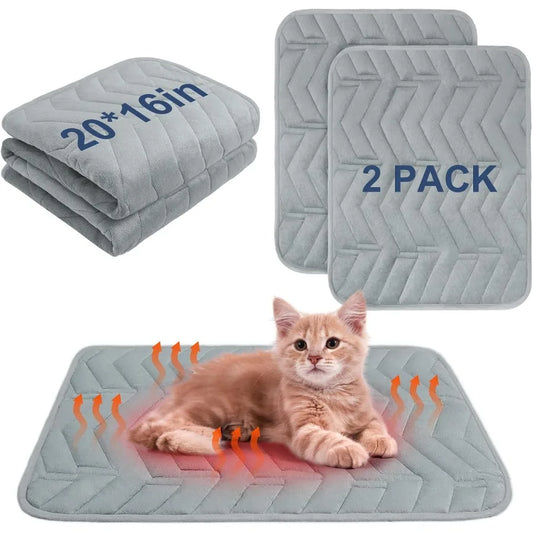Self Warming Pet Bed Mat For Indoor Outdoor Cats Dogs