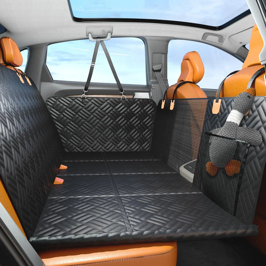 Car Rear Seat Dog Hammock Cover 600D Heavy Duty Extender