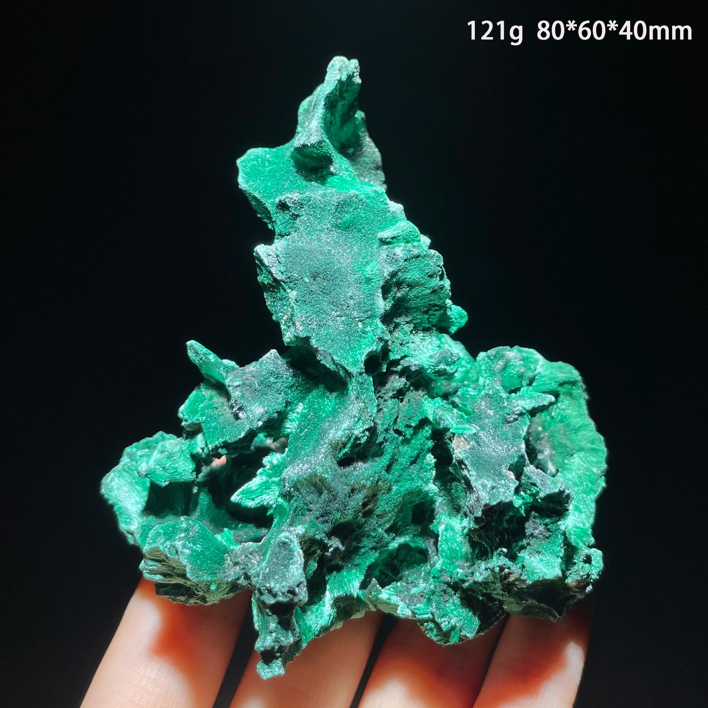 Malachite Stone Mineral Specimen Collector Grade Display Ornament