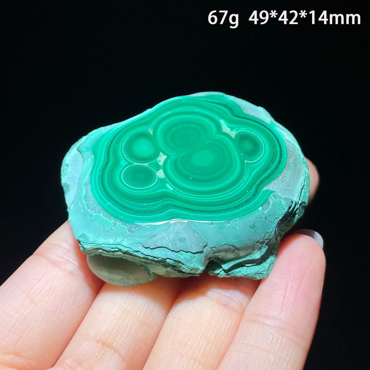 Malachite Stone Mineral Specimen Collector Grade Display Ornament