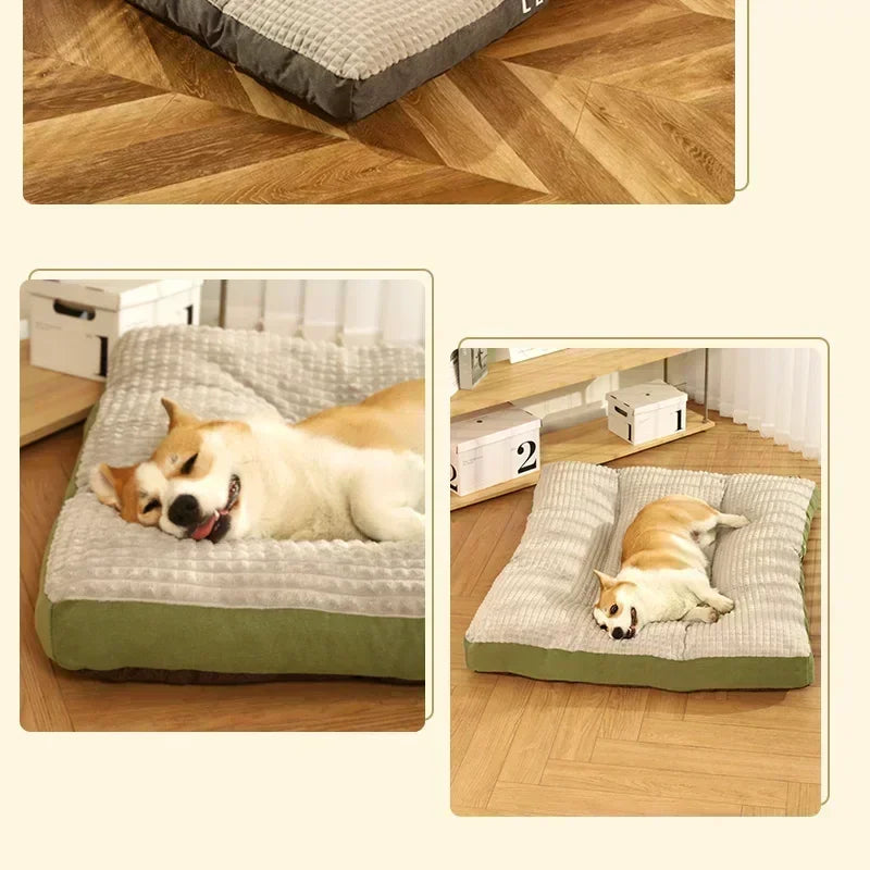 Ultra Soft Fleece Pet Bed Cushion For Cats And Dogs