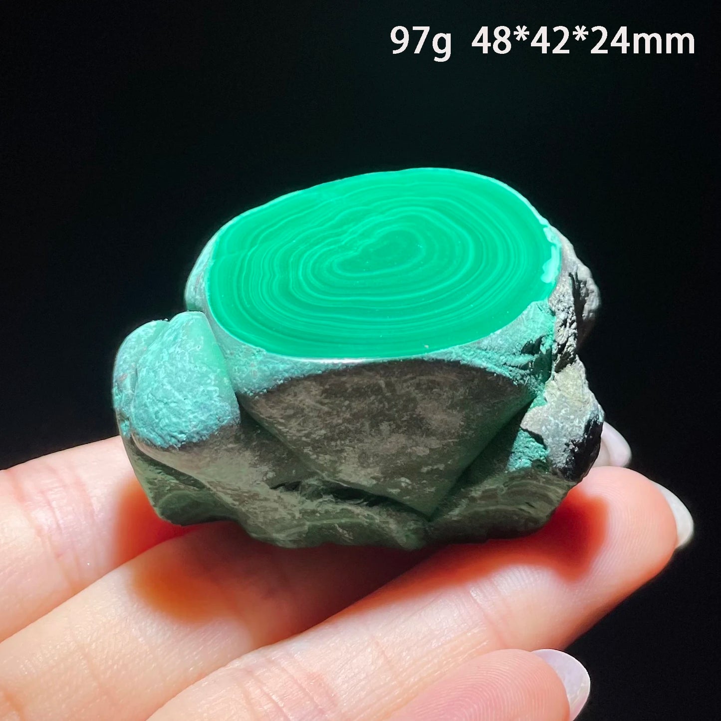 Malachite Stone Mineral Specimen Collector Grade Display Ornament