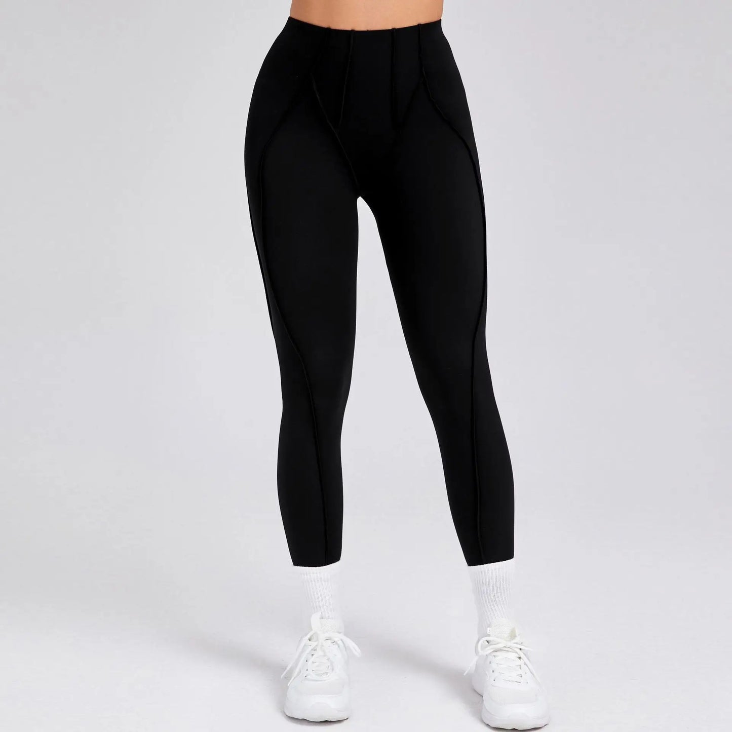 HANRANCN Seamless Yoga Shorts High Waist Quick Dry For Women