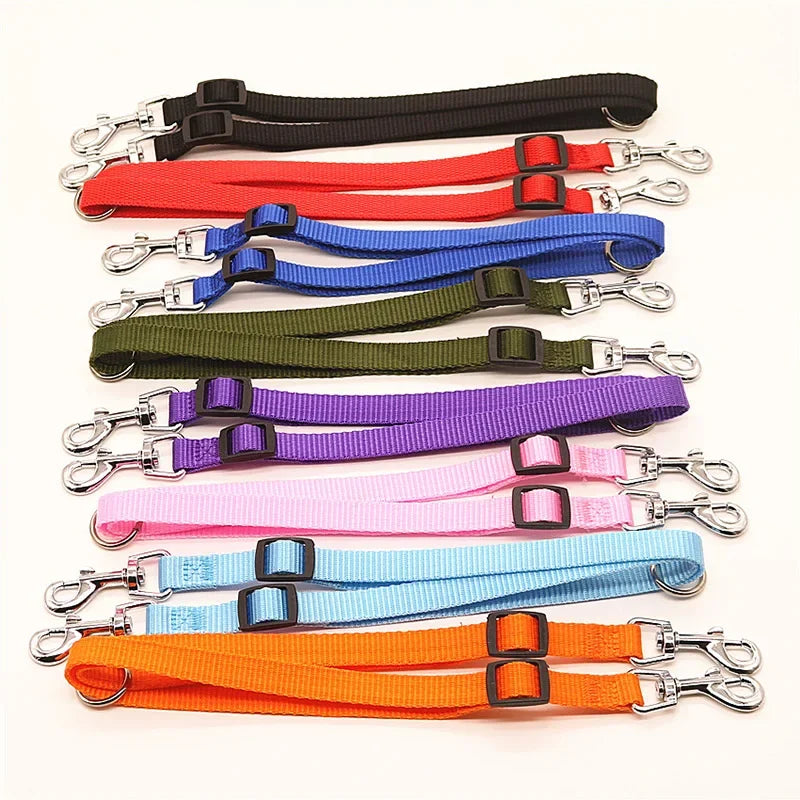 Double Twin Dual Coupler Dog Leash for Two Dogs Lead
