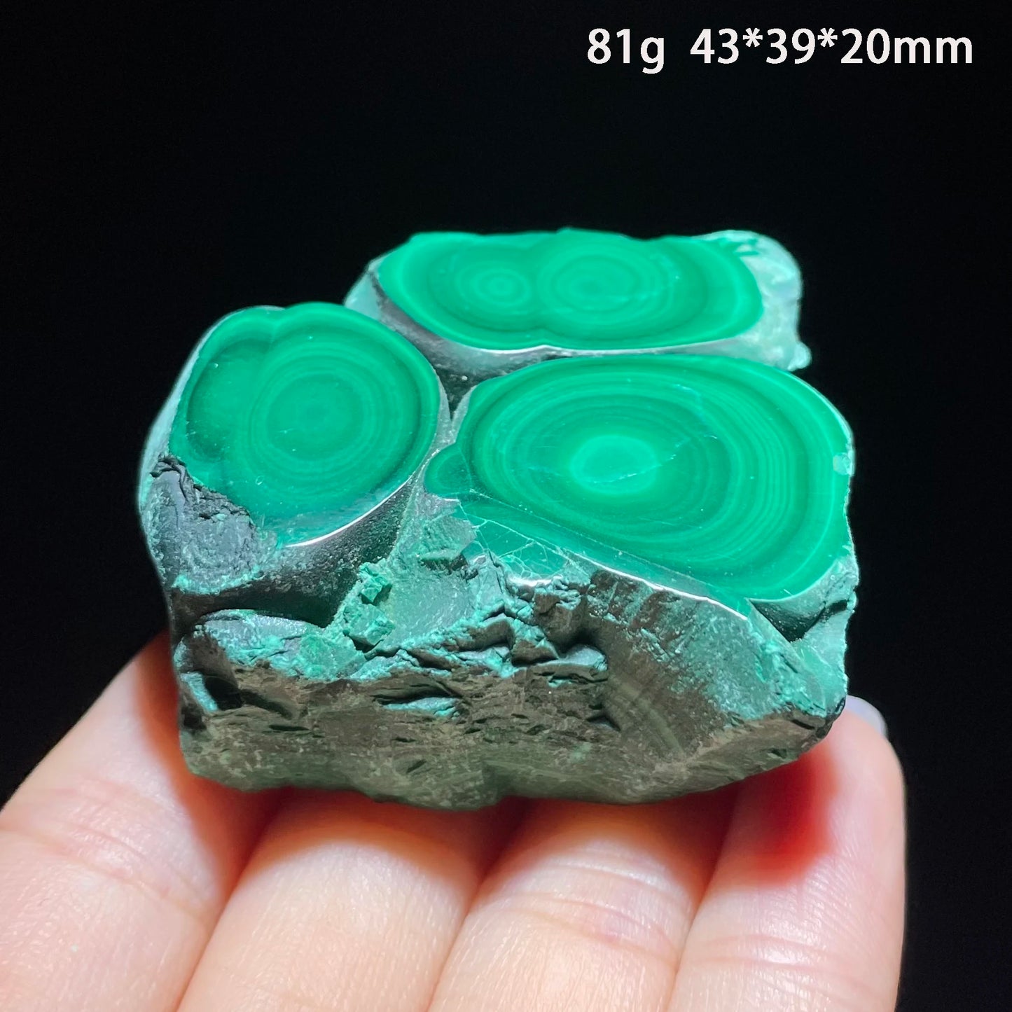 Malachite Stone Mineral Specimen Collector Grade Display Ornament