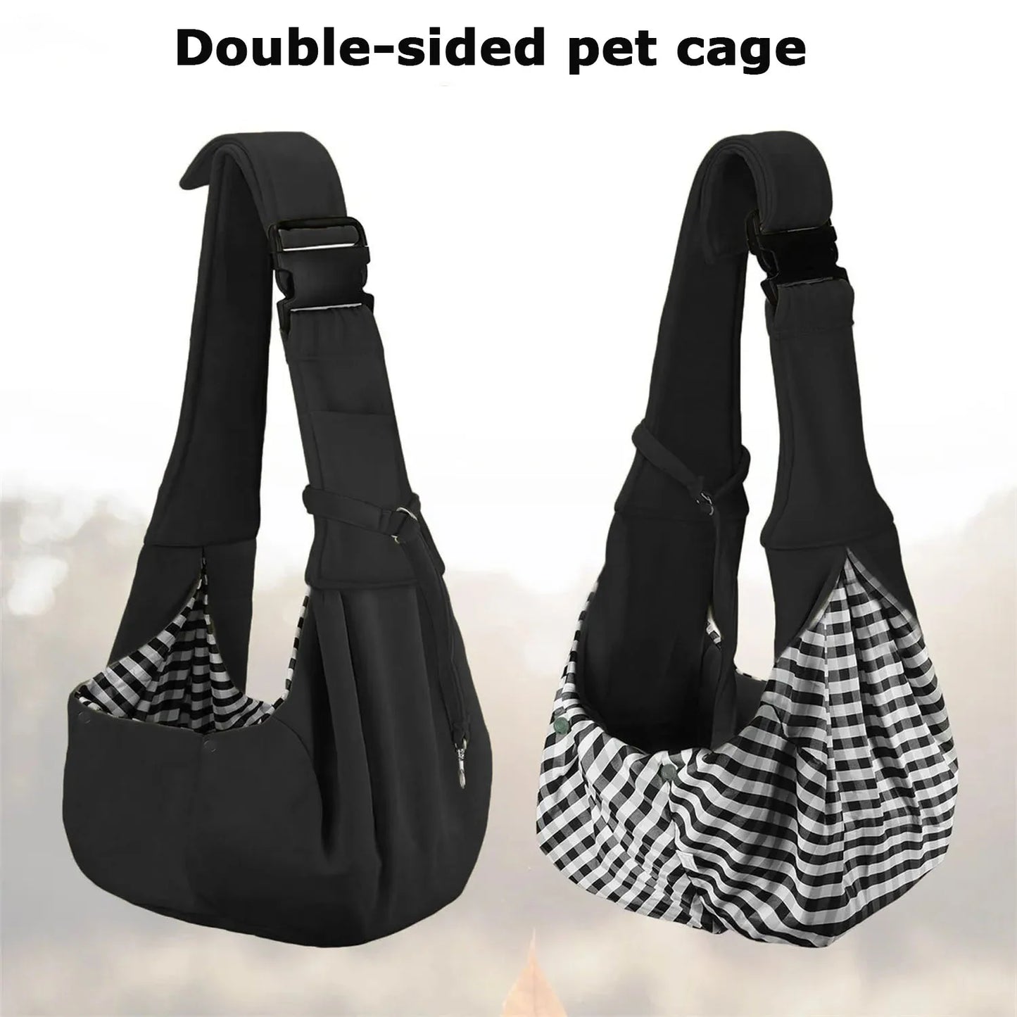 Small Pet Sling Carrier for Dogs and Cats Hands Free