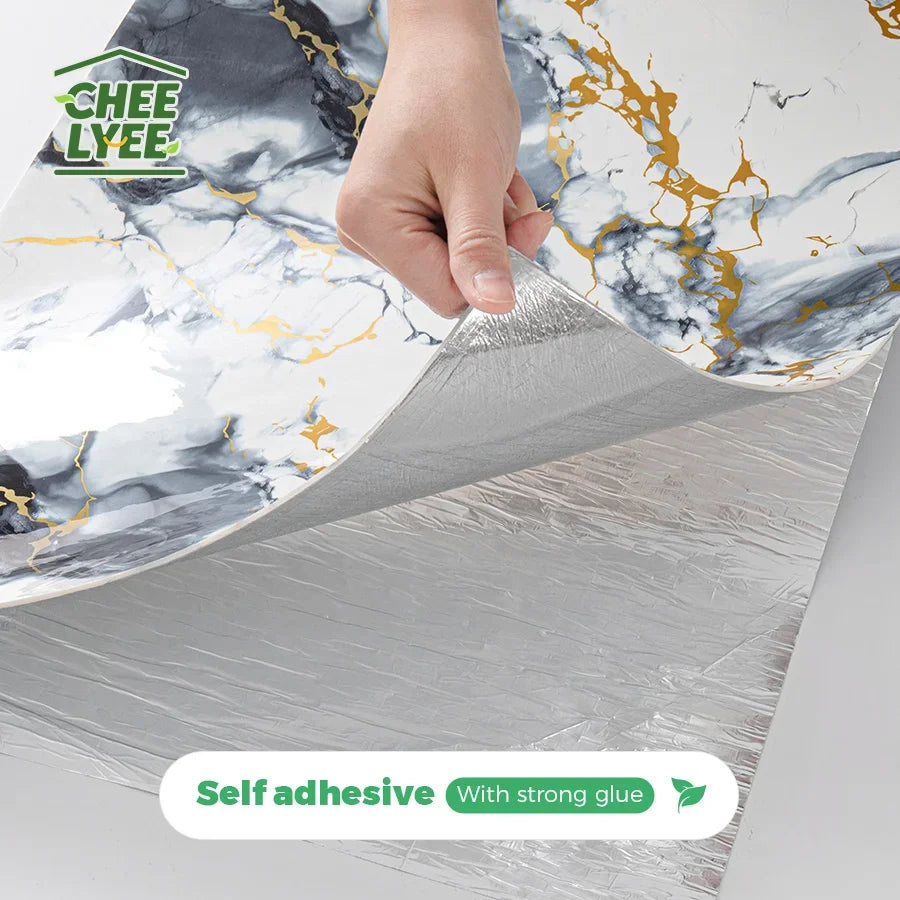 Self Adhesive Marble Wall Sticker Peel and Stick Easy DIY