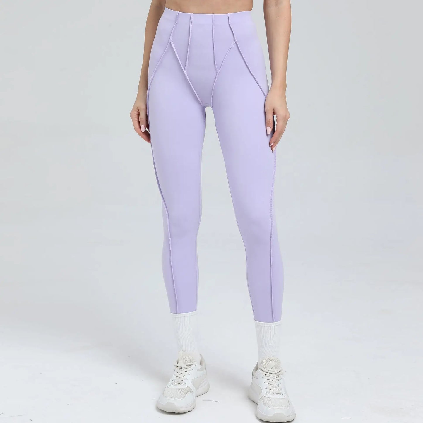 HANRANCN Seamless Yoga Shorts High Waist Quick Dry For Women