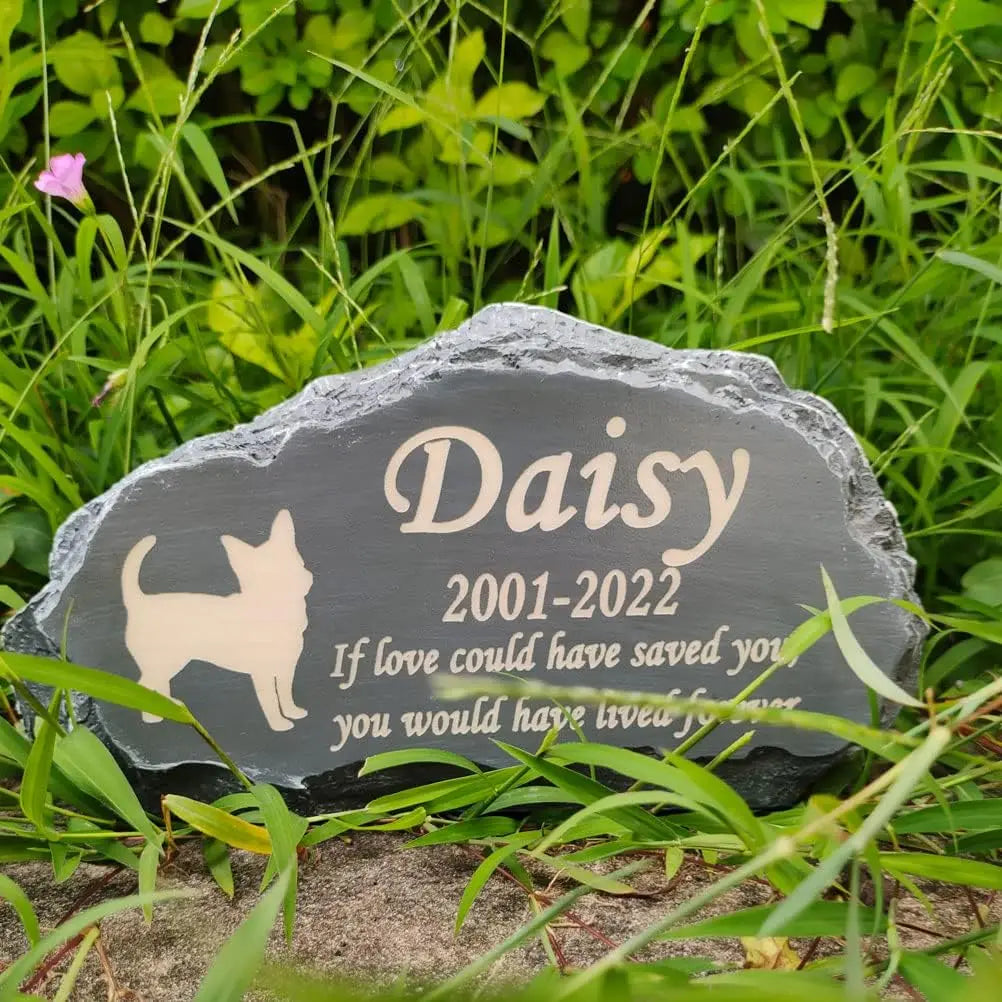 Custom Pet Memorial Stone Keepsake For Dogs And Cats
