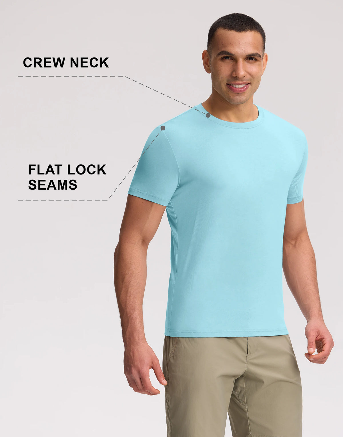 Pioneer Camp Mens Premium Bamboo Viscose Crewneck Tee