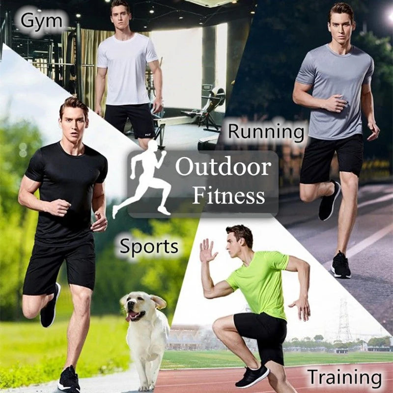 Quick Dry Short Sleeve Gym Tee Moisture Wicking Lightweight
