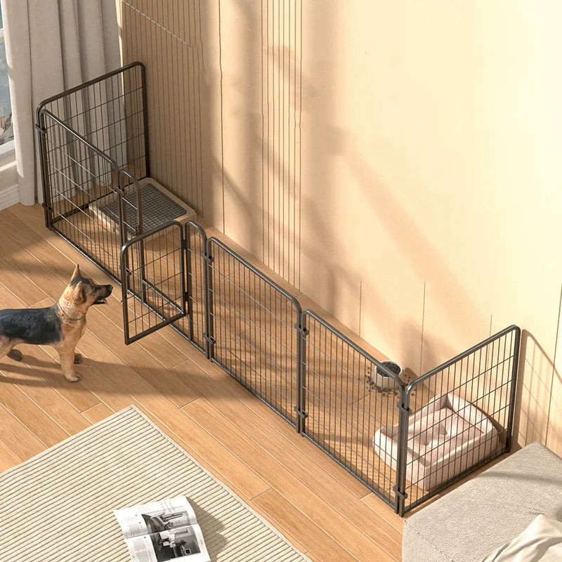 Foldable Dog Fence Playpen For Pets Heavy Duty Cage