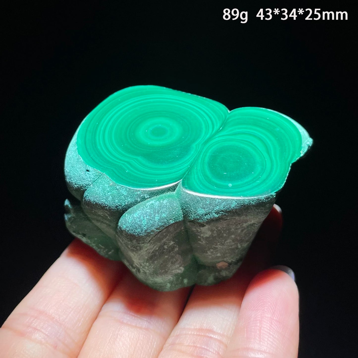 Malachite Stone Mineral Specimen Collector Grade Display Ornament