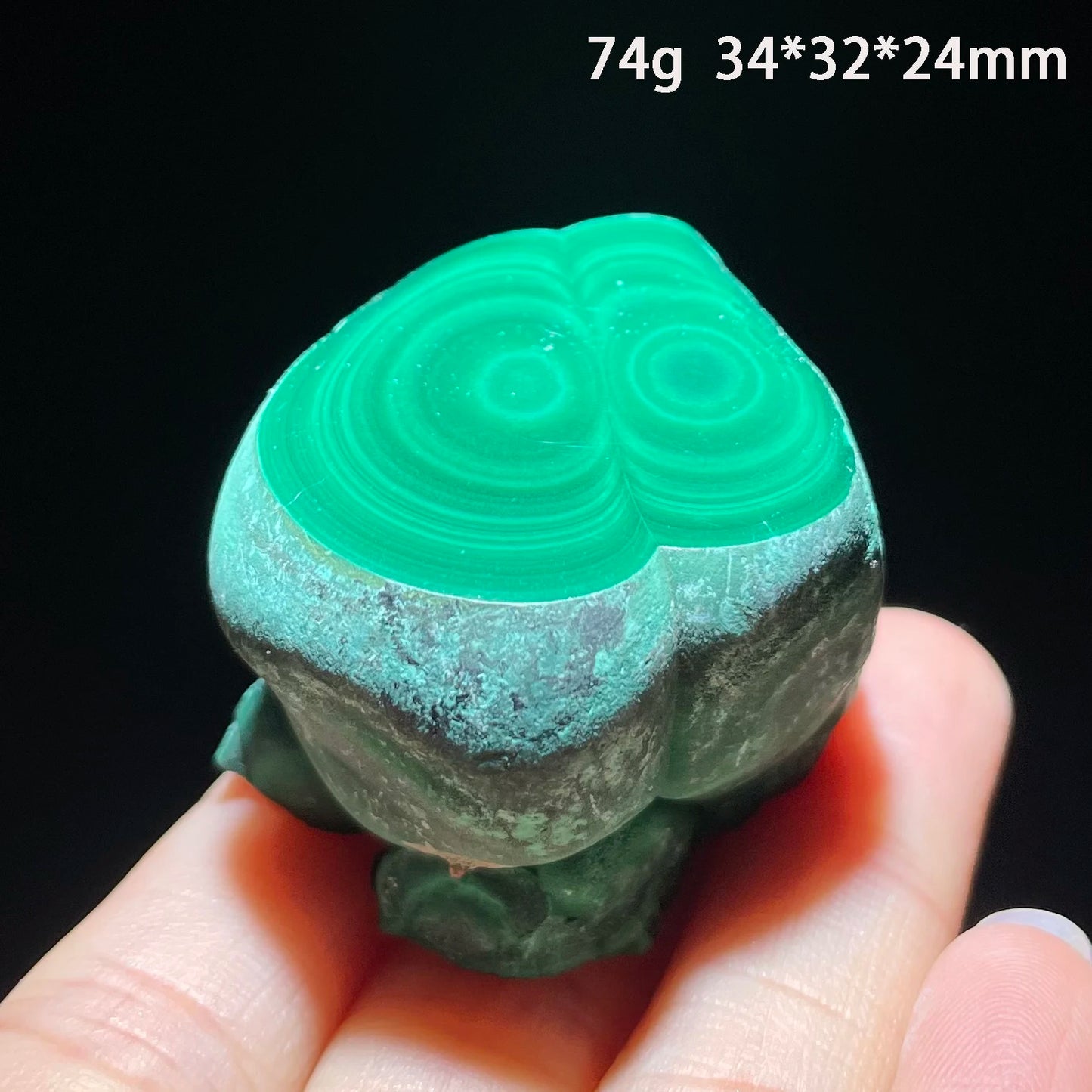 Malachite Stone Mineral Specimen Collector Grade Display Ornament