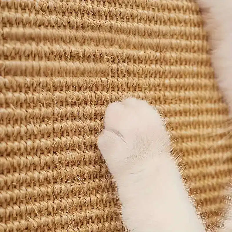 Durable Hemp Rope Cat Rabbit Scratching Board With Invisible Adhesive