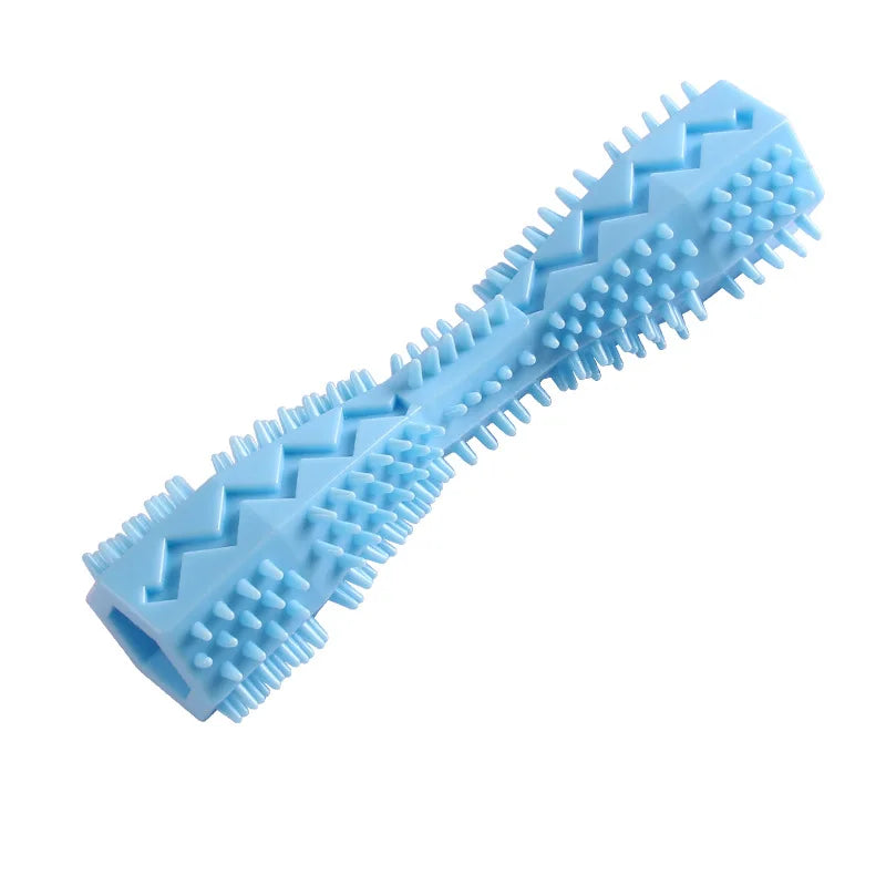Durable Dog Chew Toy Rubber Toothbrush For Gentle Gum Massage