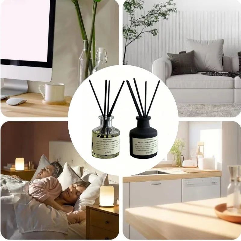 Flameless Freesia Jasmine Reed Diffuser For Home Fragrance