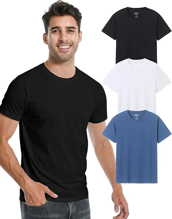 Pioneer Camp Mens Premium Bamboo Viscose Crewneck Tee