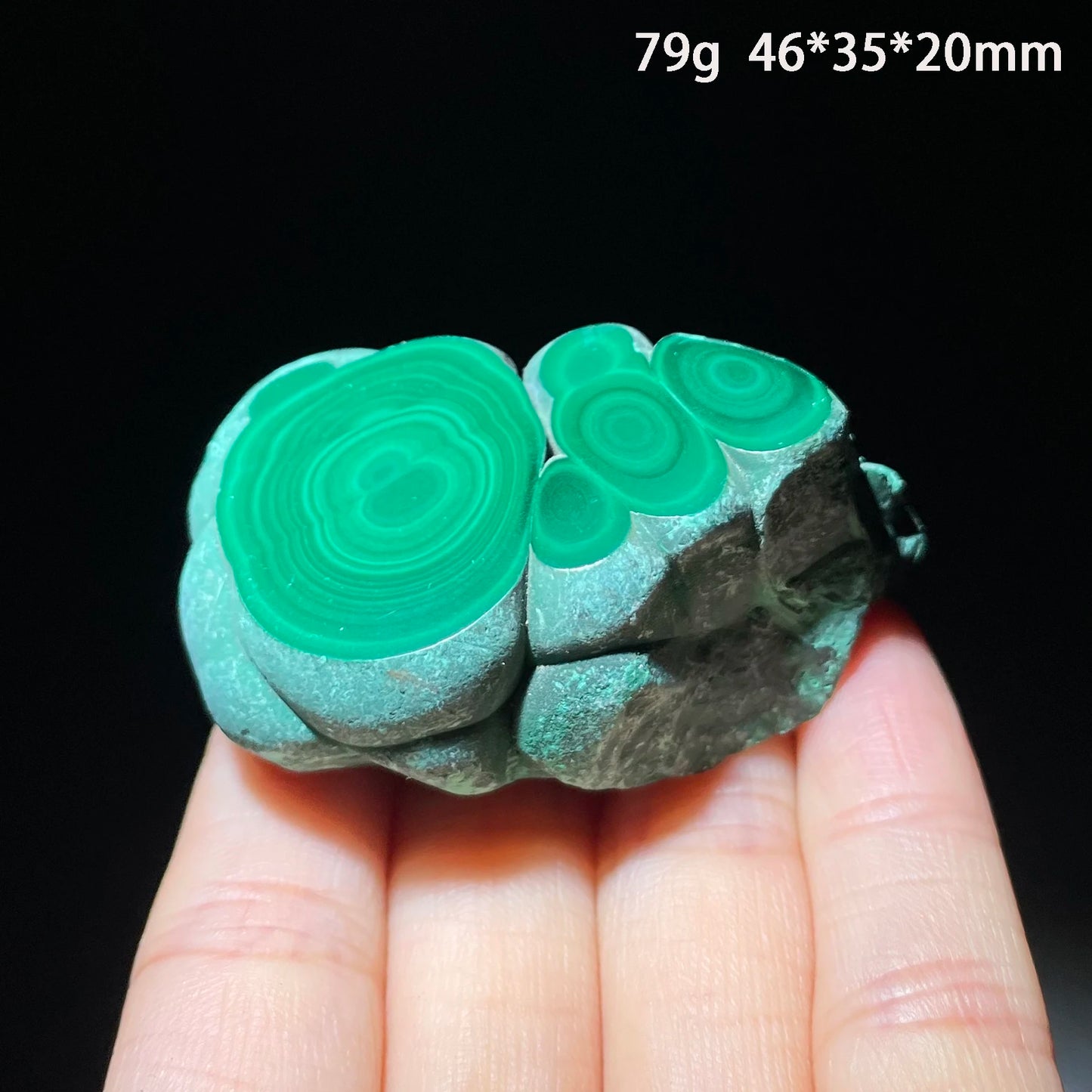 Malachite Stone Mineral Specimen Collector Grade Display Ornament