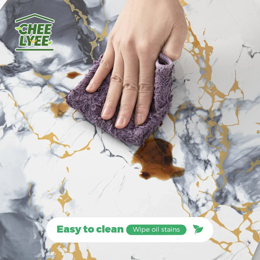 Self Adhesive Marble Wall Sticker Peel and Stick Easy DIY