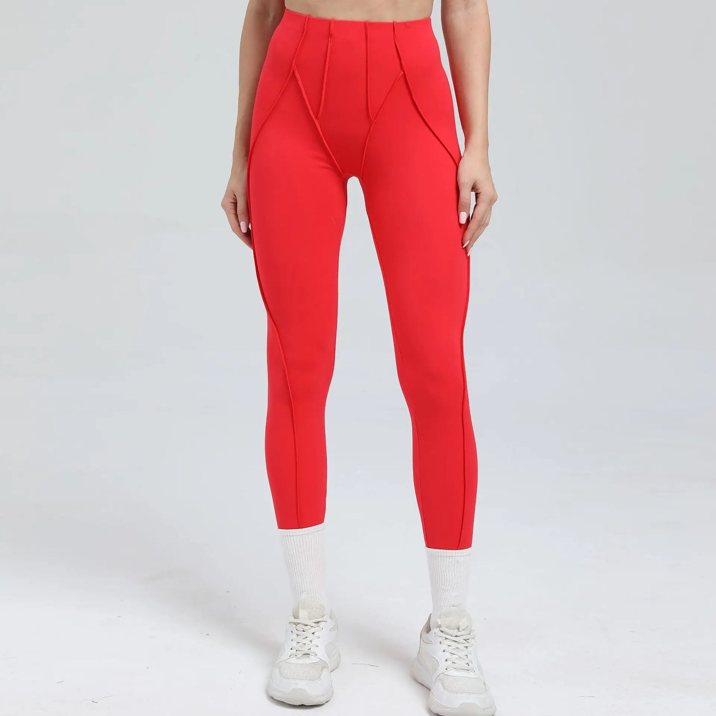 HANRANCN Seamless Yoga Shorts High Waist Quick Dry For Women