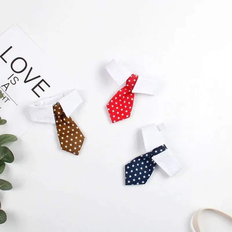 Pet Tuxedo Bow Tie for Dogs and Cats Formal Accessory