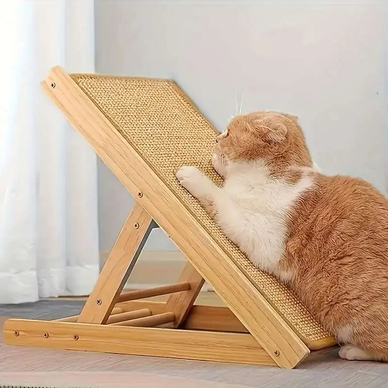 Durable Hemp Rope Cat Rabbit Scratching Board With Invisible Adhesive