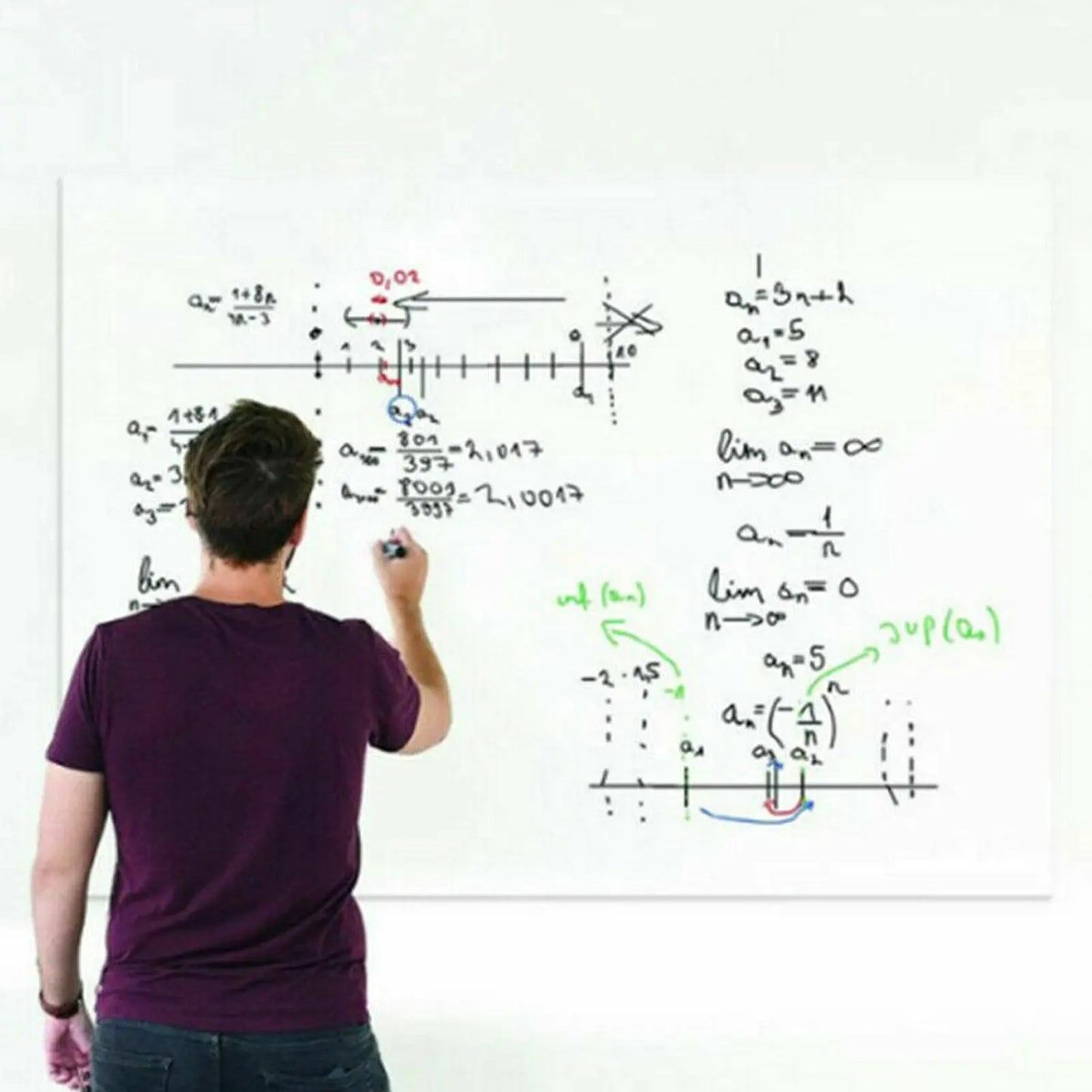 Adhesive Chalkboard Sticker Wall To Do List Message Note Board