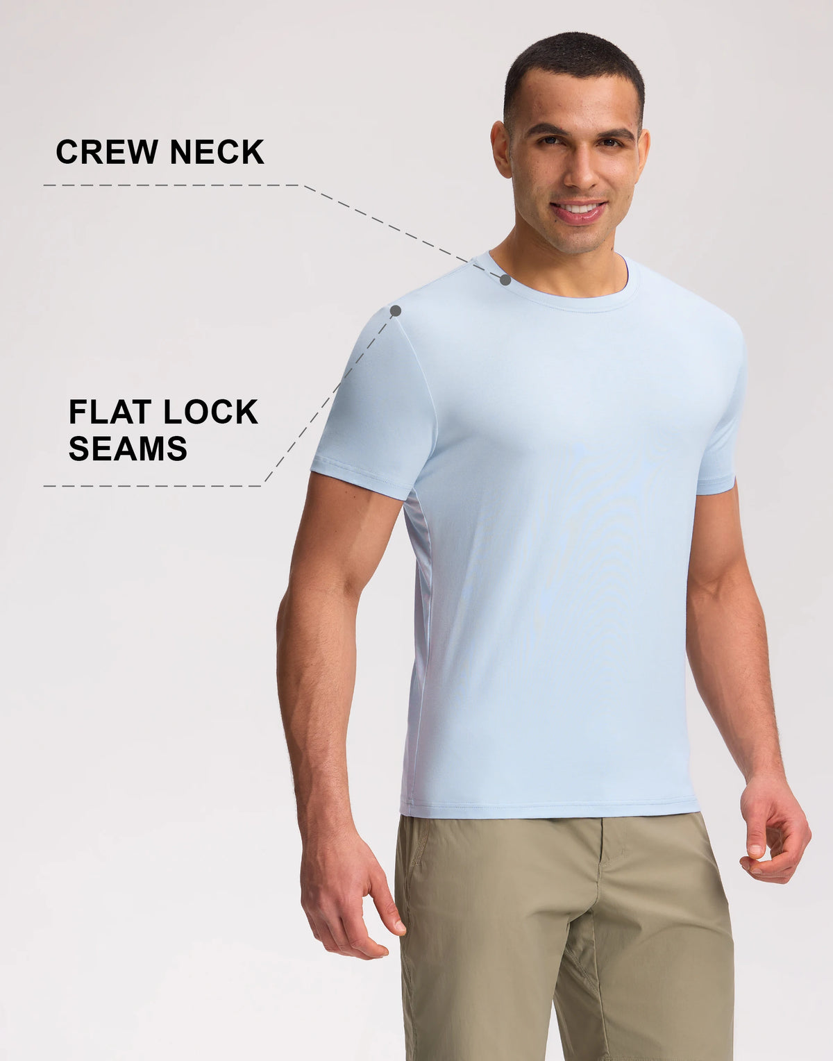 Pioneer Camp Mens Premium Bamboo Viscose Crewneck Tee