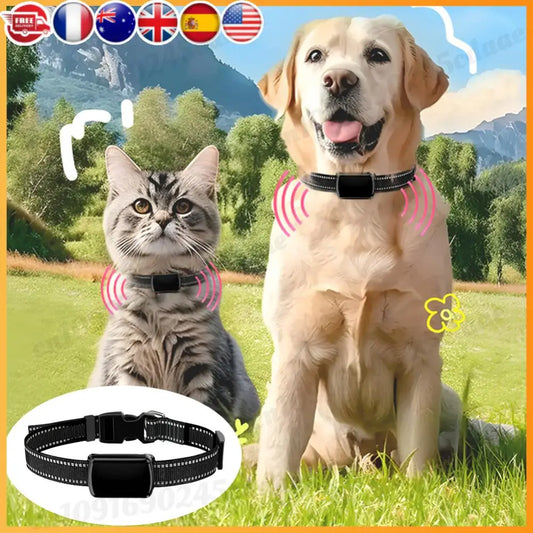 Pet GPS Tracker With Adjustable Collar For Cats And Dogs