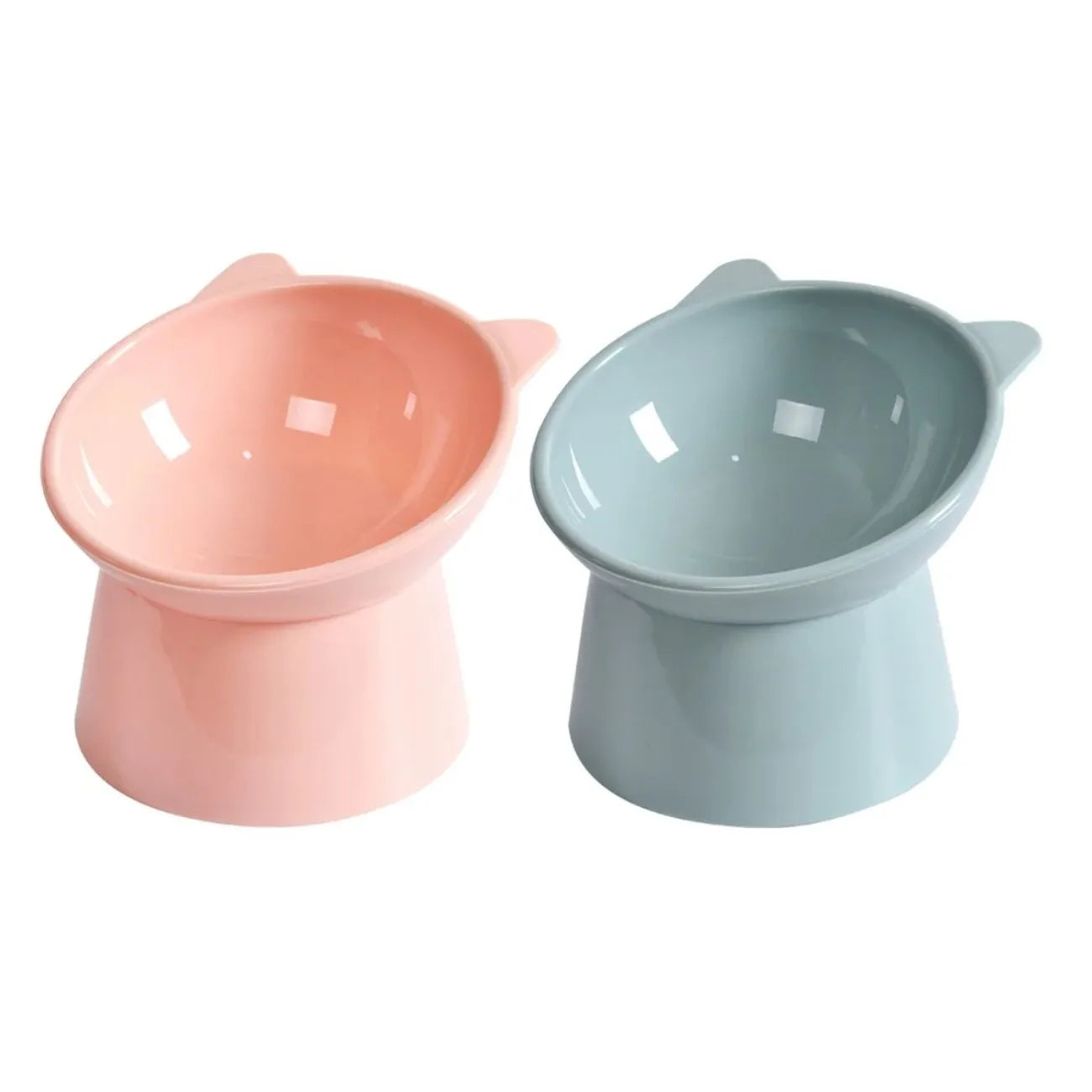 Diamri Tilted Elevated Cat Food Bowl Ergonomic Anti Vomit