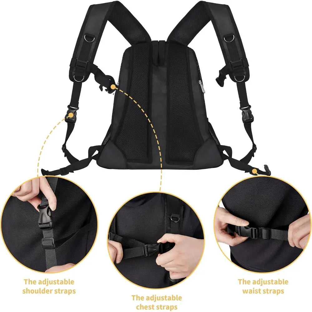 Pet Dog Carrier Backpack Front Ventilated Mesh For Travel