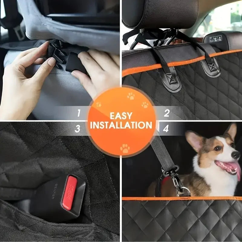 Dog Car Seat Cover Hammock Waterproof Nonslip Scratch Proof