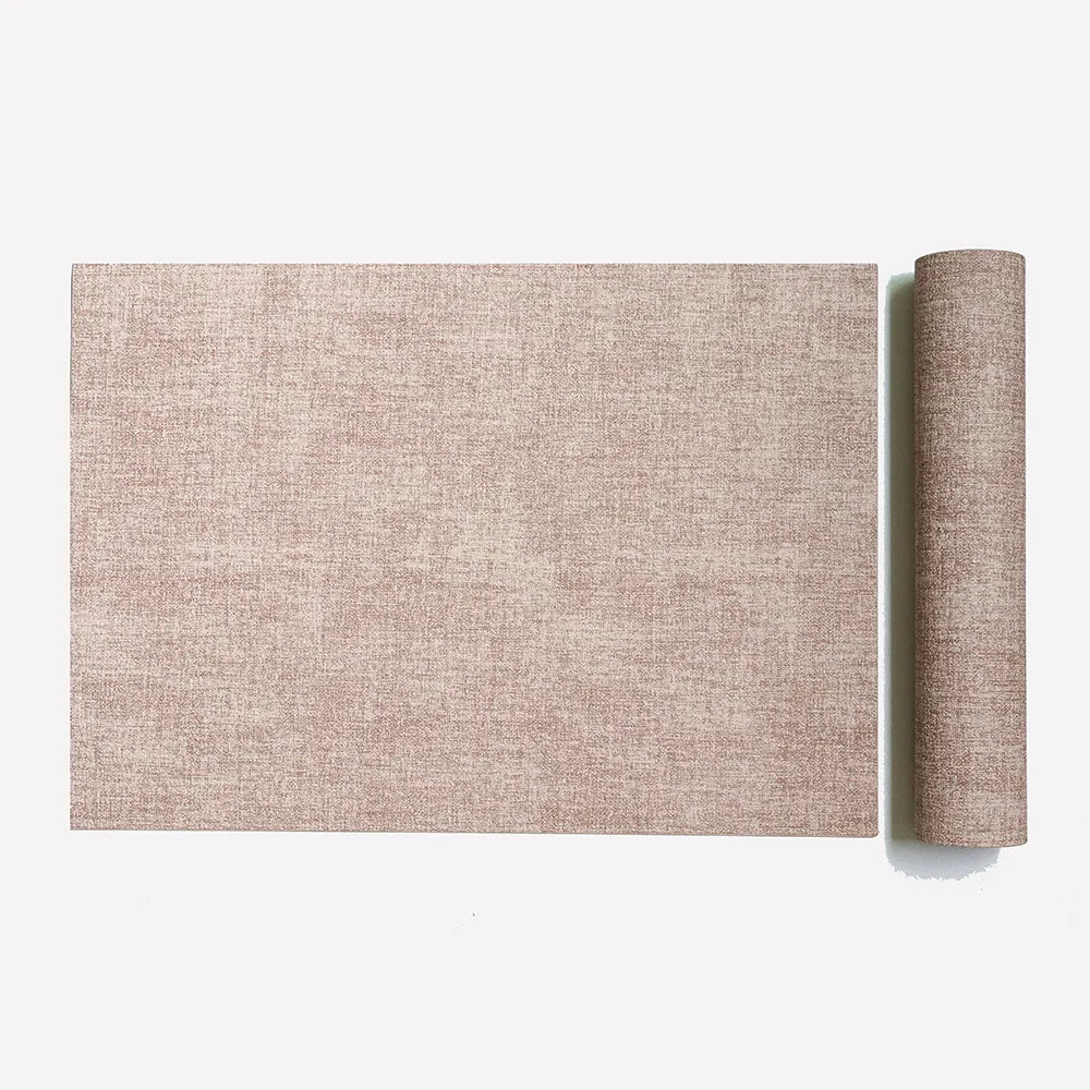 Waterproof Oilproof Placemats Non Slip Heat Resistance Washable Table Mats Cup Coasters Kitchen Water Uptake Dinner Placemats