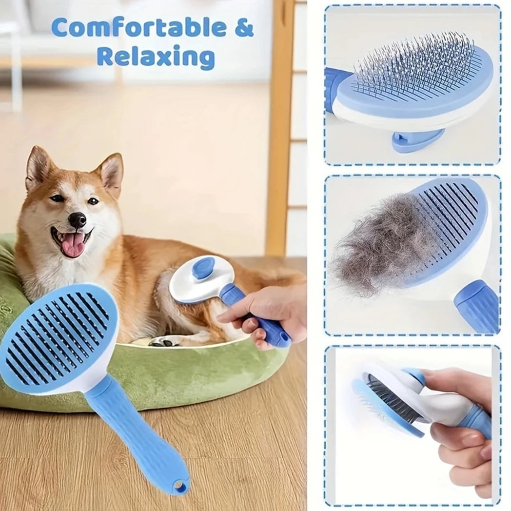 Dog Grooming Set 7 Piece Hair Removal Comb Flea Comb