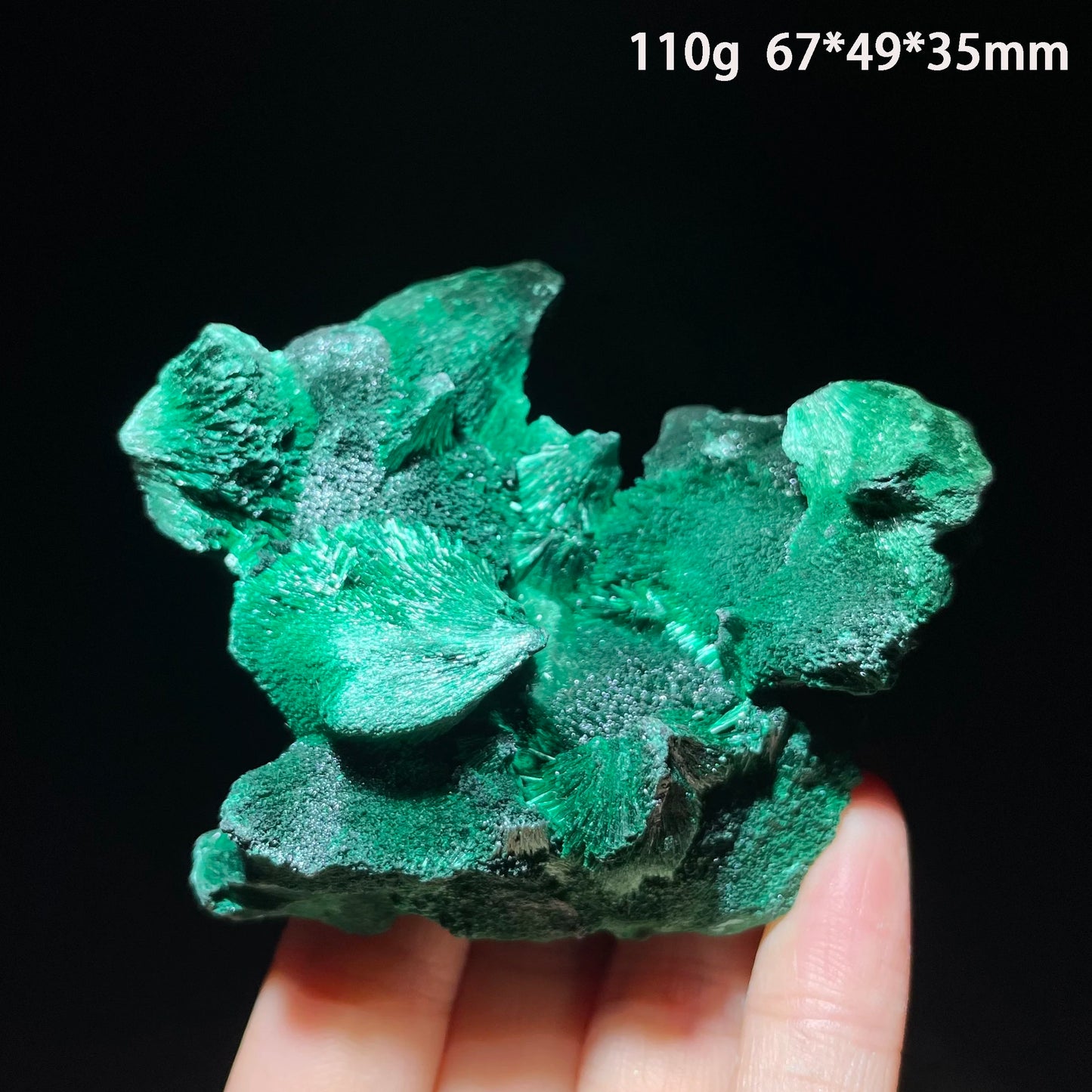 Malachite Stone Mineral Specimen Collector Grade Display Ornament
