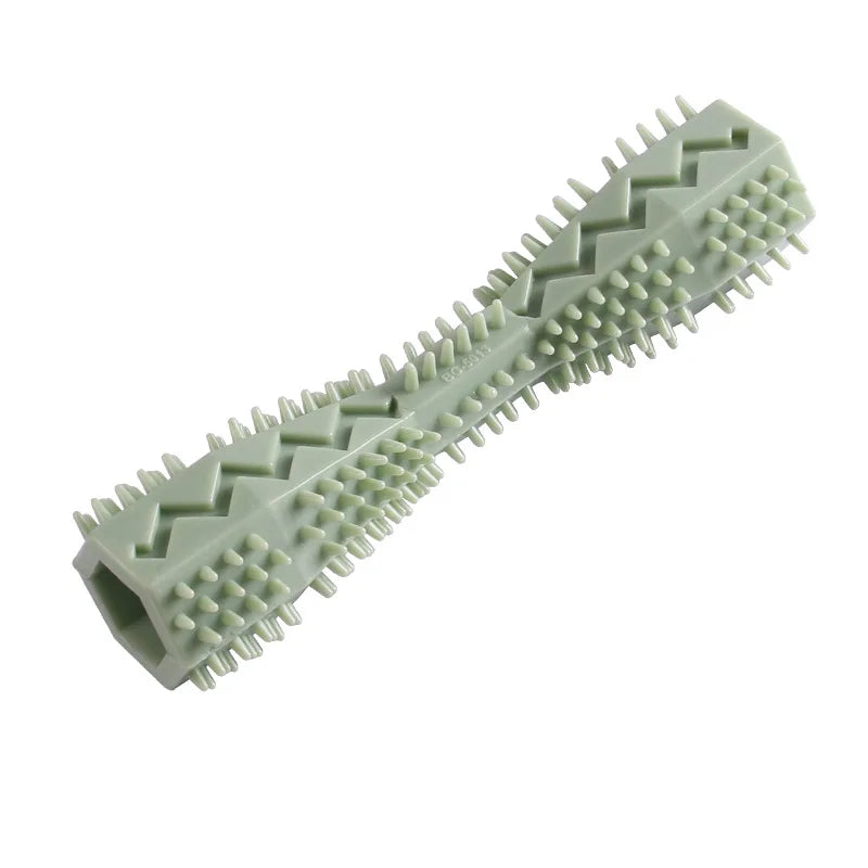 Durable Dog Chew Toy Rubber Toothbrush For Gentle Gum Massage