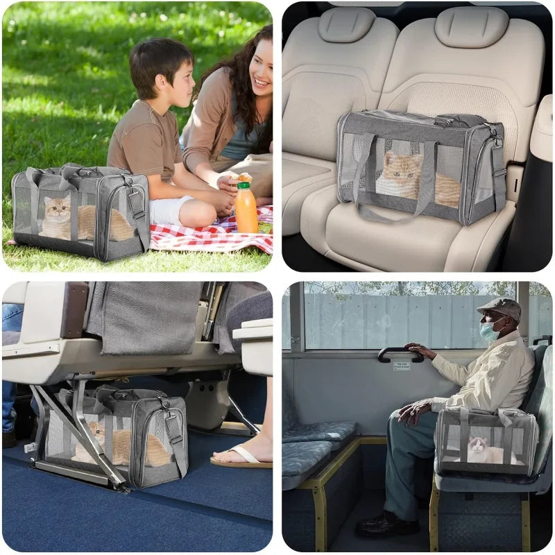 Airline Approved Pet Carrier Backpack For Cats And Dogs
