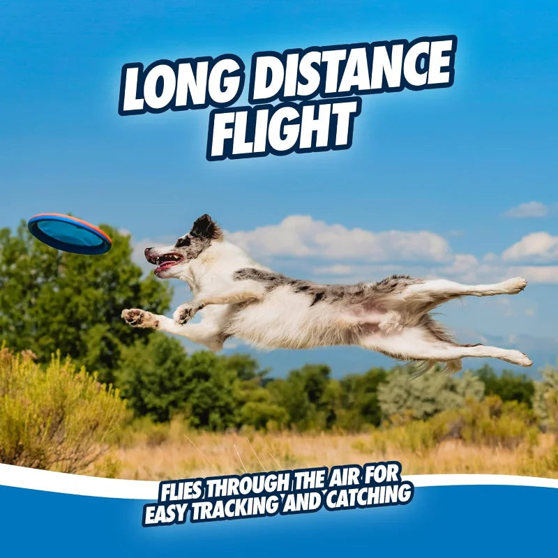 Paraflight Flying Disc Dog Toy Water Floating Nylon Edges