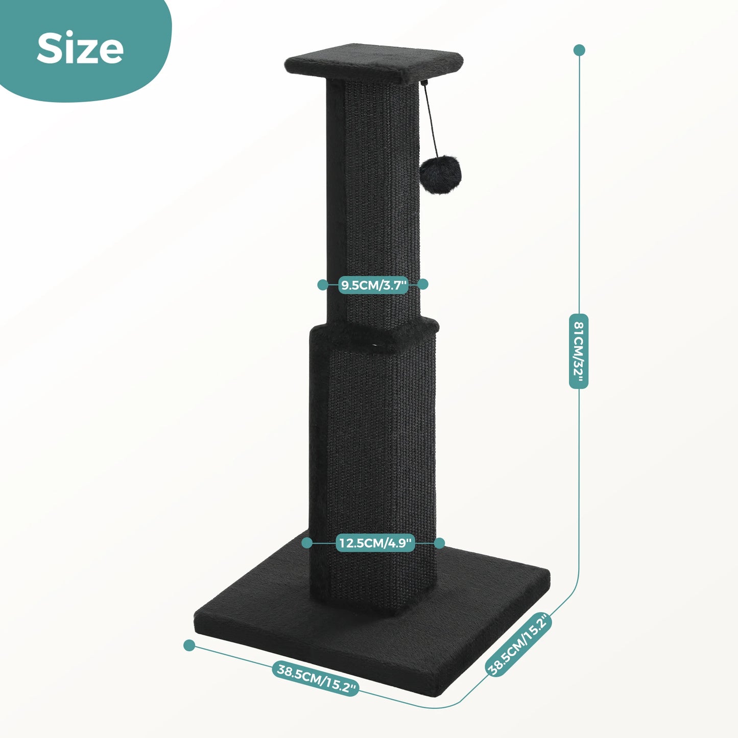 PAWZ Road Cat Scratching Post For Indoor Cats Ultimate