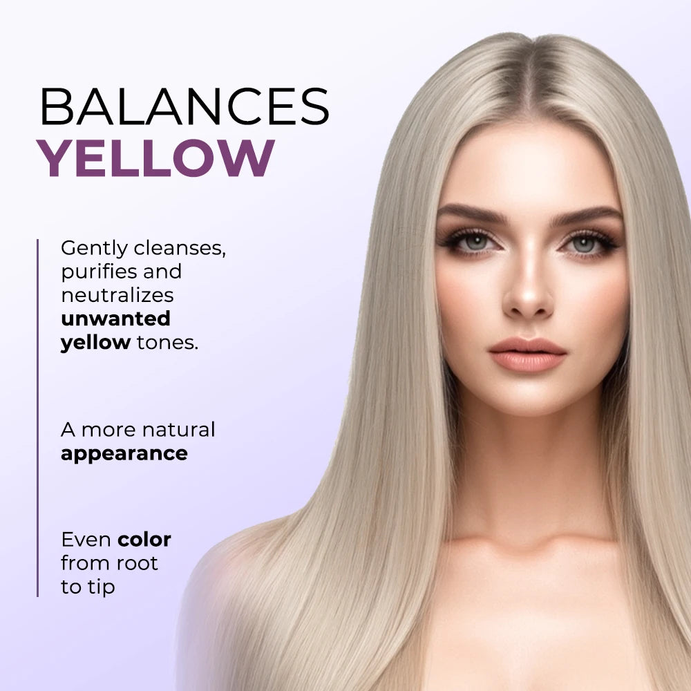 Karseell Purple Hair Mask 16.90 fl.oz 500ml Professional Neutralizes Brass Yellow Tones For Blonde Silver Gray Highlighted Hair